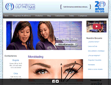 Tablet Screenshot of esteticaeuropea.com